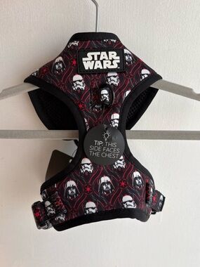 Sassy Woof Disney Star Wars The Dark Side  Dog Harness XS
